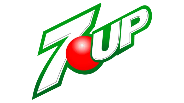 7up glossy red dot